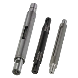 Motor shafts / two-sided offset / machining selectable