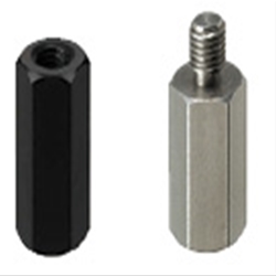 Spacer / hexagonal / stainless steel, steel / external thread, internal thread PSLCB5.5-17