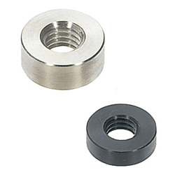 Spacer washers / internal thread / steel, stainless steel, aluminium / treatment selectable