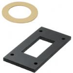 Plates / NBR, CR, EPDM, SI, FPM / C25, C35, A45, A65, A70 / round, square cut-out, through hole / adhesive layer 