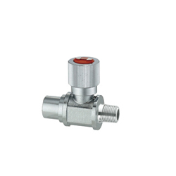 Compact Ball Valves / Brass / Knurled / PT Male / PF Female BBPTS43F