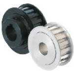 Timing belt pulleys / L / flanged pulley selectable / configurable / aluminium, steel