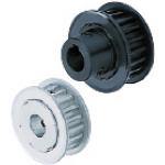 Timing belt pulleys / S8M / flanged pulley deselectable / configurable / aluminium, steel