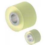 Urethane rollers with collar