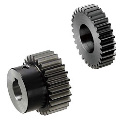 Straight gears / ductively hardened / contact angle 20 degrees