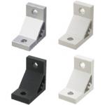 8 Series (Groove Width 10 mm) - For 1-Row Groove - Extruded Thick Bracket, 4-Mounting Hole Type HBLTS8