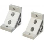 8-45 Series (Groove Width 10 mm) - For 1-Row Groove - Extruded Extra Thick Bracket for 60 Square