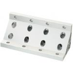 8-45 Series (Groove Width 10 mm) - For 4-Row Grooves - Extruded Extra Thick Bracket for 200 Square HBLPQ8-200-C-SSP