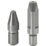 Locating pins / head shape selectable / conical flat head / press-fit spigot