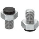 Stopper bolts / screw type with polyurethane rubber