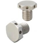 Stopper bolts / screw type with keyhole