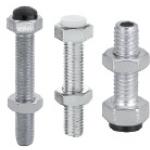stopper bolts / external hexagon socket, internal hexagon socket / regular thread / mating surface at the head / steel, stainless steel / yinc Plated / A70, A90