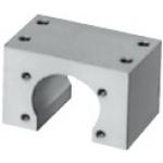 Ball screw nut mountings / pitch / steel, aluminium / coating selectable