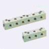 Manifold Blocks - Hydraulic / Pneumatic - Lateral Through Hole / T-Shaped Hole Type - Pitch Configurable