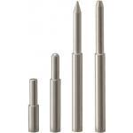 Centring pins / round / small head / tip shape selectable / press-fit peg
