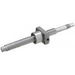 Ball screws / compact flange / diameter 8 / pitch 2 / C10 / < 50µ / steel / 58-62HRC