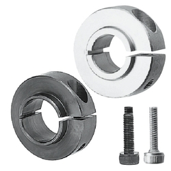 Set collars / aluminium, stainless steel, steel / slotted / stepped PSCLSJ40-48