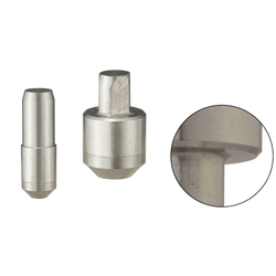 Locating pins / round, diamond-shaped / small, chamfered flat head / press-fit spigot