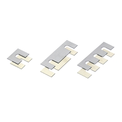 Square Shims - Slotted, Configurable (MISUMI)