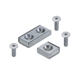 Magnets with Countersink Hole - Square or Rectanglar (MISUMI)