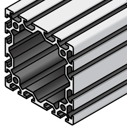 6 Series / slot width 8 / 100x100mm