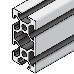 6 Series / slot width 8 / 60x30mm, Parallel Surfacing