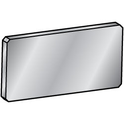 Flat Bars Mounting Plates / Brackets / B Dim. Selectable