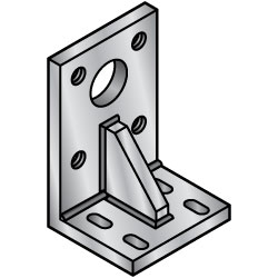 Welded Mounting Plate / Bracket -L-Shaped Type- WAS