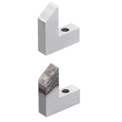 Locators (Vertically Inclined) One Dowel Hole and One Through Hole Type