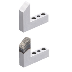 Locators (Vertically Inclined) Two Dowel Holes and Two Through Holes Type