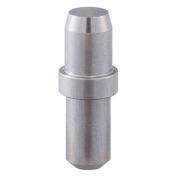 Locating pins / round, diamond-shaped / with collar / chamfered flat head / press-fit spigot