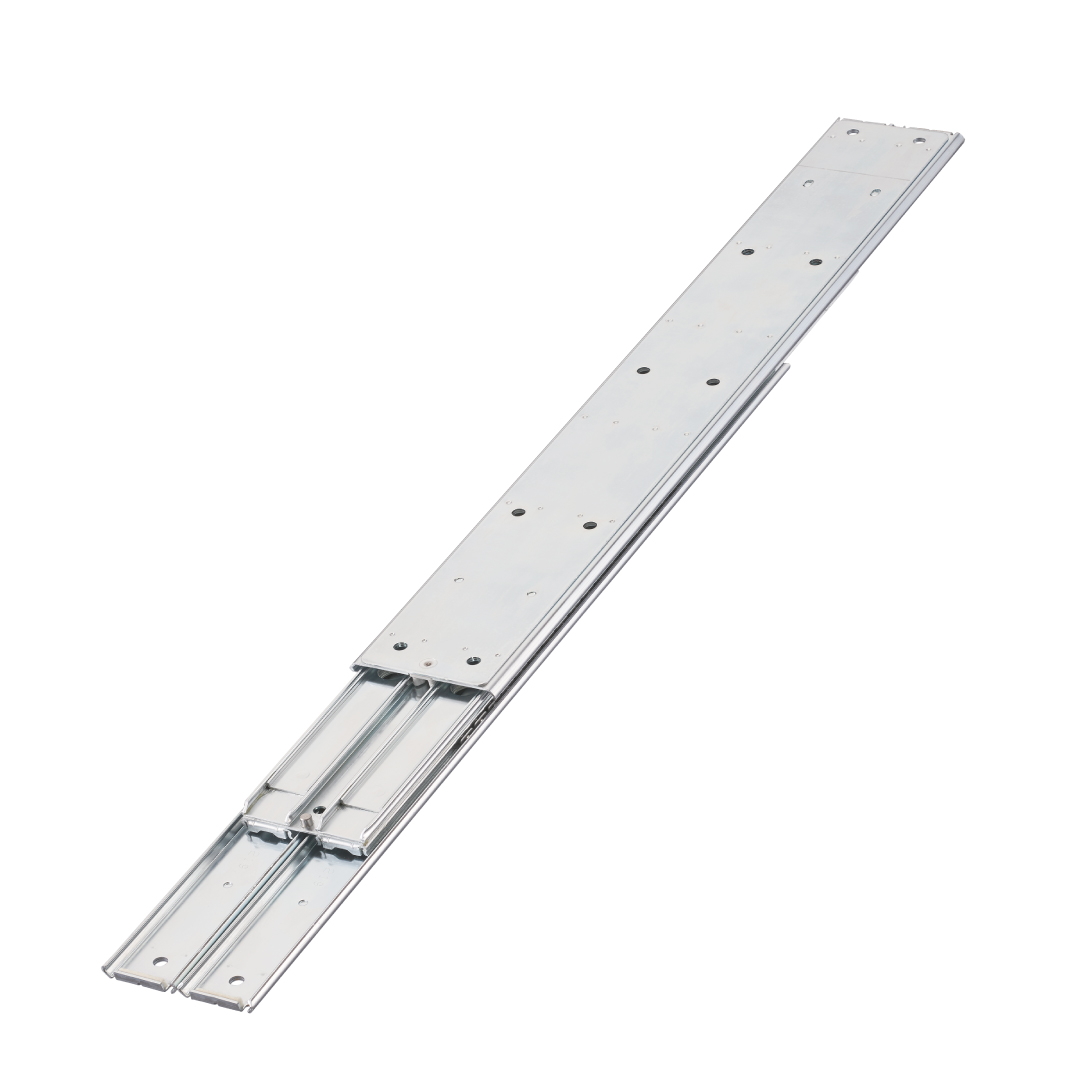 Telescopic Slide Rail / Heavy Load / Steel / Three Step Slide / 1 Pack