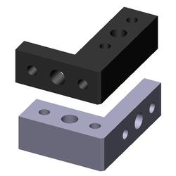 [NAAMS] Configurable L-Block 3x3 with Side Holes