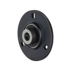 Steel Plate Ball Bearing Unit Round Flange Type