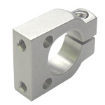 Round Pipe Joint Same Diameter Bore Type with Screw Holes Machined in 2 Places (ø25 or More)