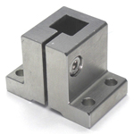 Stainless Steel Square / Round Bore Pipe Joint Vertical Square Type USQ10-601