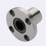 Linear ball bearings / round flange / steel / LMYMFUU LMYMF12UU