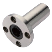 Linear ball bearings / round flange / steel / long version / LMYMFLUU LMYMF8LUU