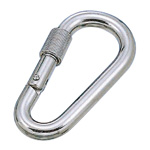 Pear Shaped Carabiner (with Ring)