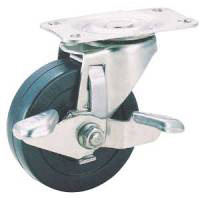 Stainless Steel Castors SU-TEL Series, Swivel with Stopper