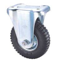Industrial Castors SKM Series, Fixed (Air-Filled Rubber Wheel)