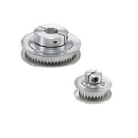 Timing belt pulleys / 1.5GT / with flanged pulley / clamping flange / aluminium / 1.5GT-3C