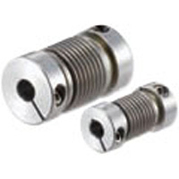 Bellow couplings / hub clamping / bellows: stainless steel / body: aluminium / MKM / NBK MKM-56C-H-17X24