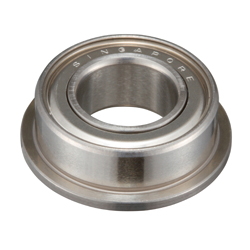 Deep groove ball bearings / single row / outer ring with flange / ZZ / LF, RF / MINEBEA LF-1050ZZ