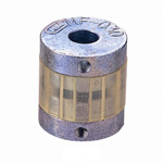 Timing belt profile couplings / grub screw clamping / PU / body: zinc die-cast / MF / NIHON MINIATURE MF-030-8X8