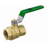 FF2 Type (Full-Bore) Ball Valve, Compact Full Bore, Green Lever Handle FF2-08