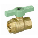 FF2 Type (Full-Bore) Ball Valve, Full-Bore Compact, Green T Handle FF2-T32