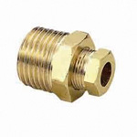 Copper Tube Fitting, ⌀8 and ⌀10 Joint (Plastic Sleeve)