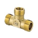 Metal Pipe Fitting, 1 / 2 Exterior Flexible Tees, Made of Brass