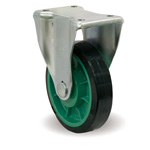 Steel Plate Castors with Fixed K Hardware, UP / K